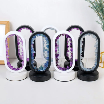 Soothing Purple Amethyst Table Lamp