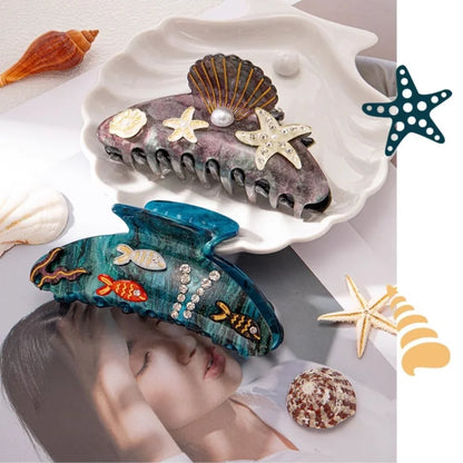 Colorful Ocean Hair Clip for Women