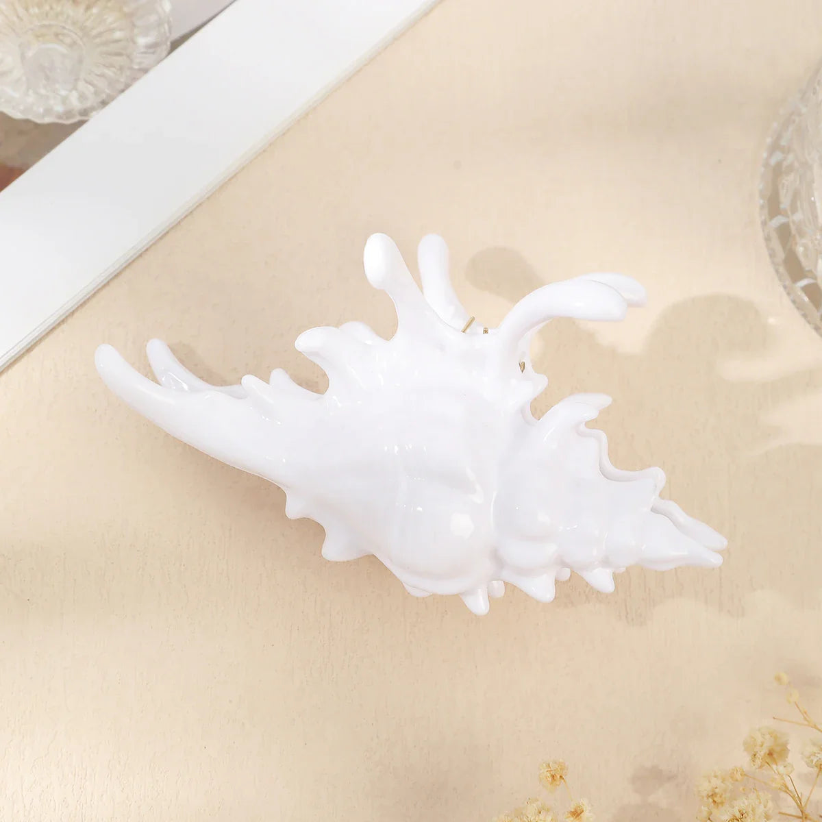 Beachy Seashell Hair Clips for Women