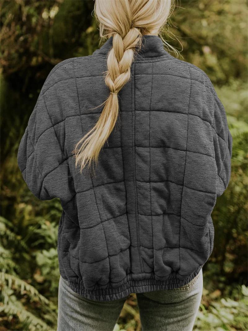 Women's Padded Zip Up Slim Fit Jacket