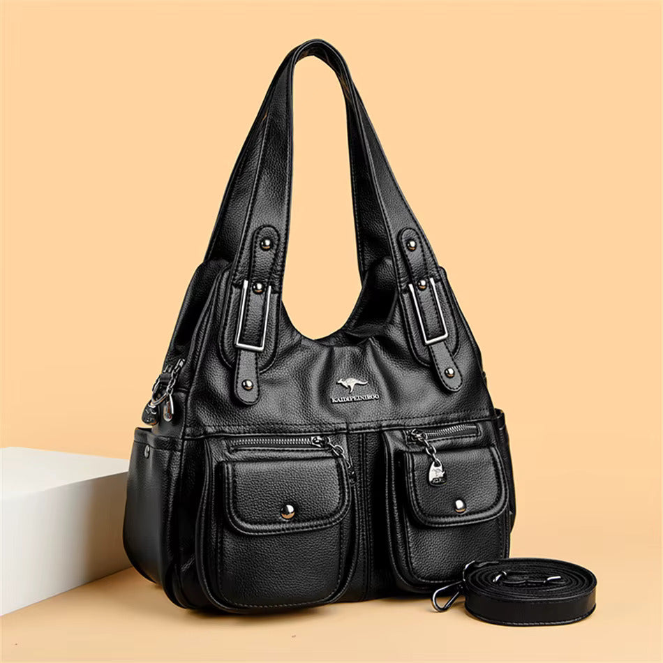 Vintage Style Tote Shoulder Bag