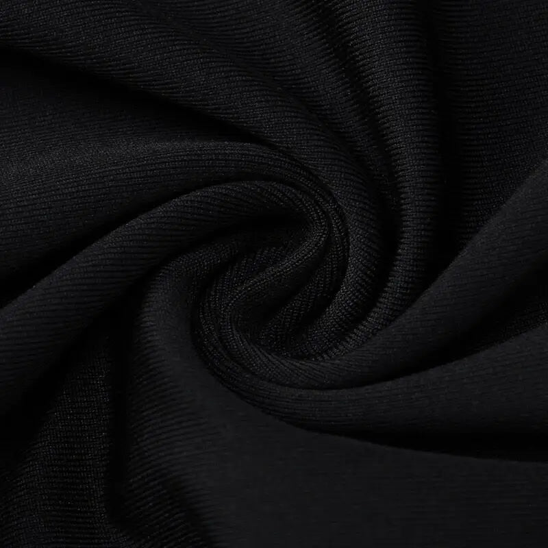 Elegant Black Off Shoulder Evening Dress