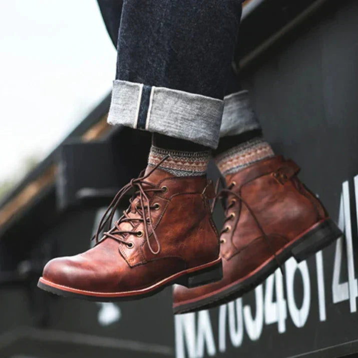 Grayson | Men's High-Top Boots in Genuine Leather 5