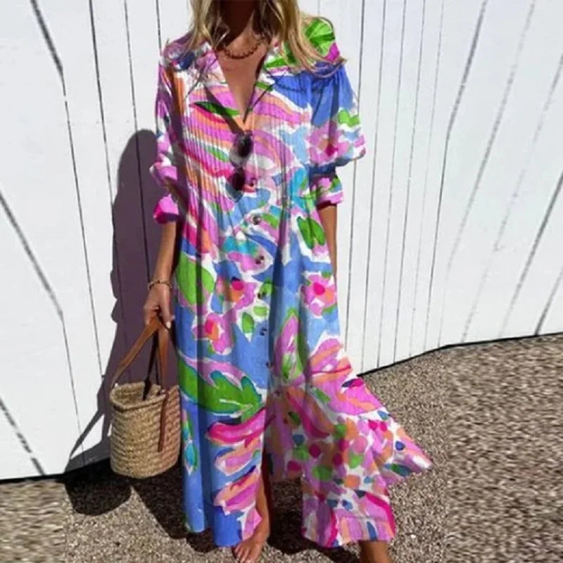Free Spirit Floral Maxi Dress