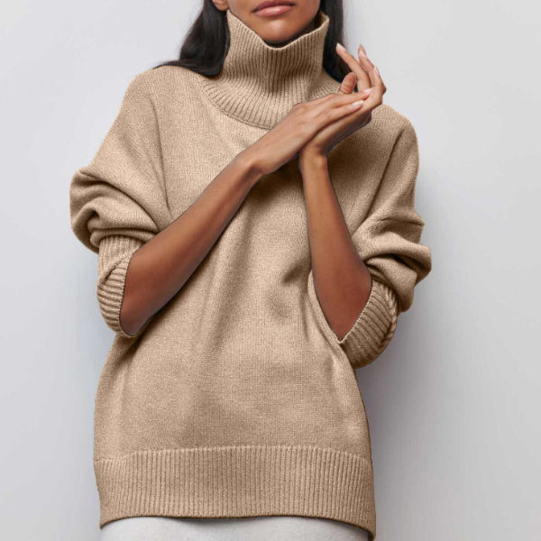Warm Crew Neck Knit Sweater