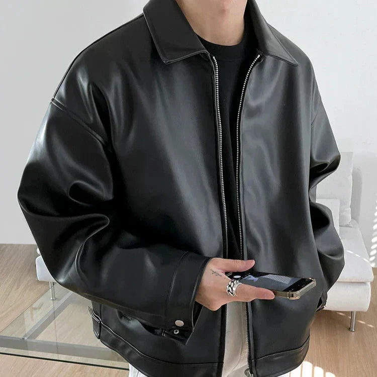 Large Mens Zip Up Streetwear Jacket - Luxivelle