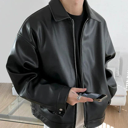 Large Mens Zip Up Streetwear Jacket - Luxivelle