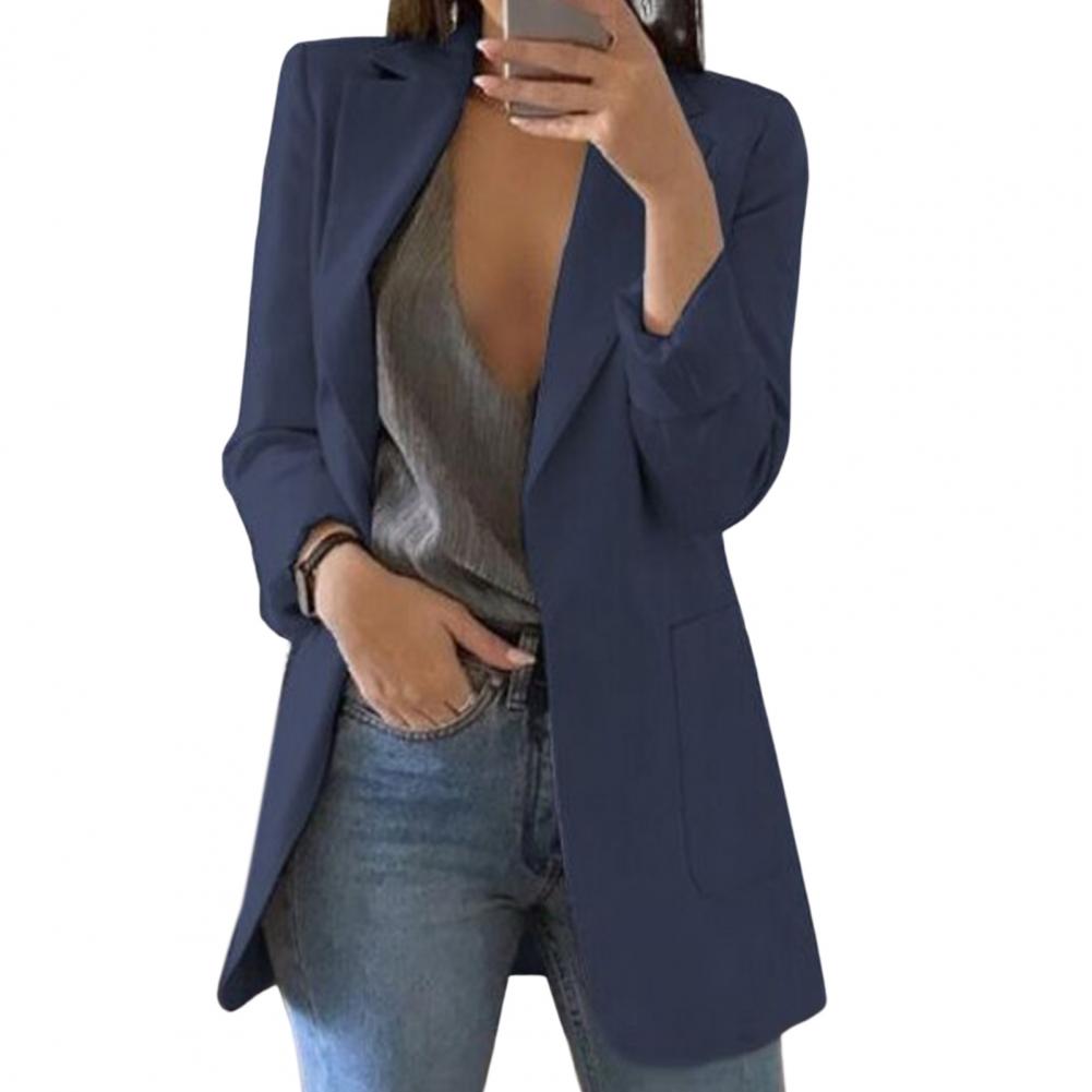 Women's Breathable Casual Open Front Blazer Coat