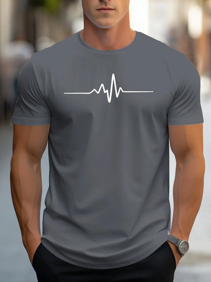 Men's Classic Graphic T-Shirt Comfortable Casual Tee