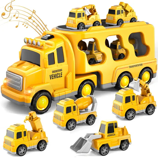 Fun Toy Truck with Small Cars and Sounds
