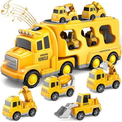 Fun Toy Truck with Small Cars and Sounds