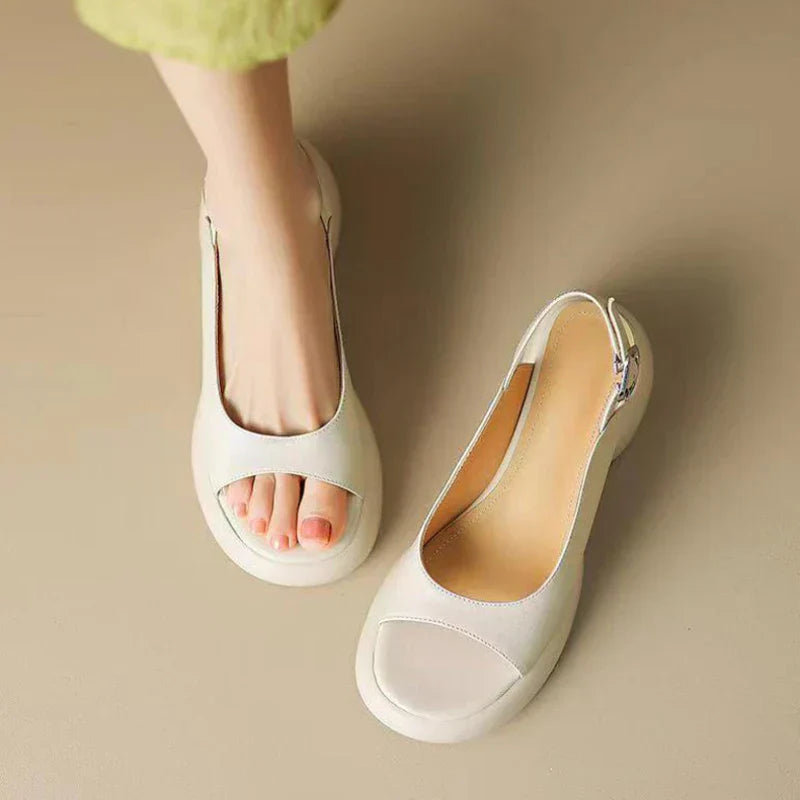 Elegant Low Heel Sandals for Women