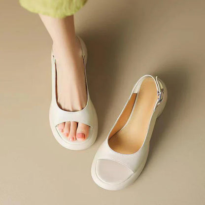 Elegant Low Heel Sandals for Women