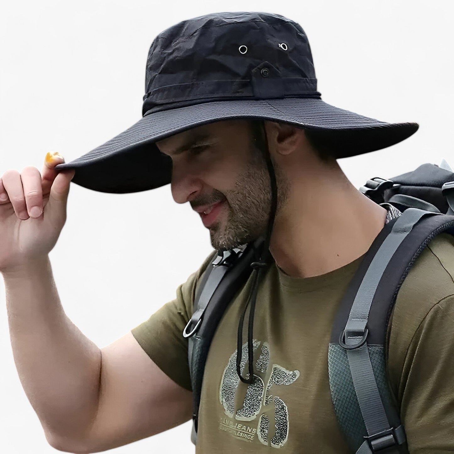 Waterproof Outdoor Sun Hat for Men - Lightweight Hiking Cap