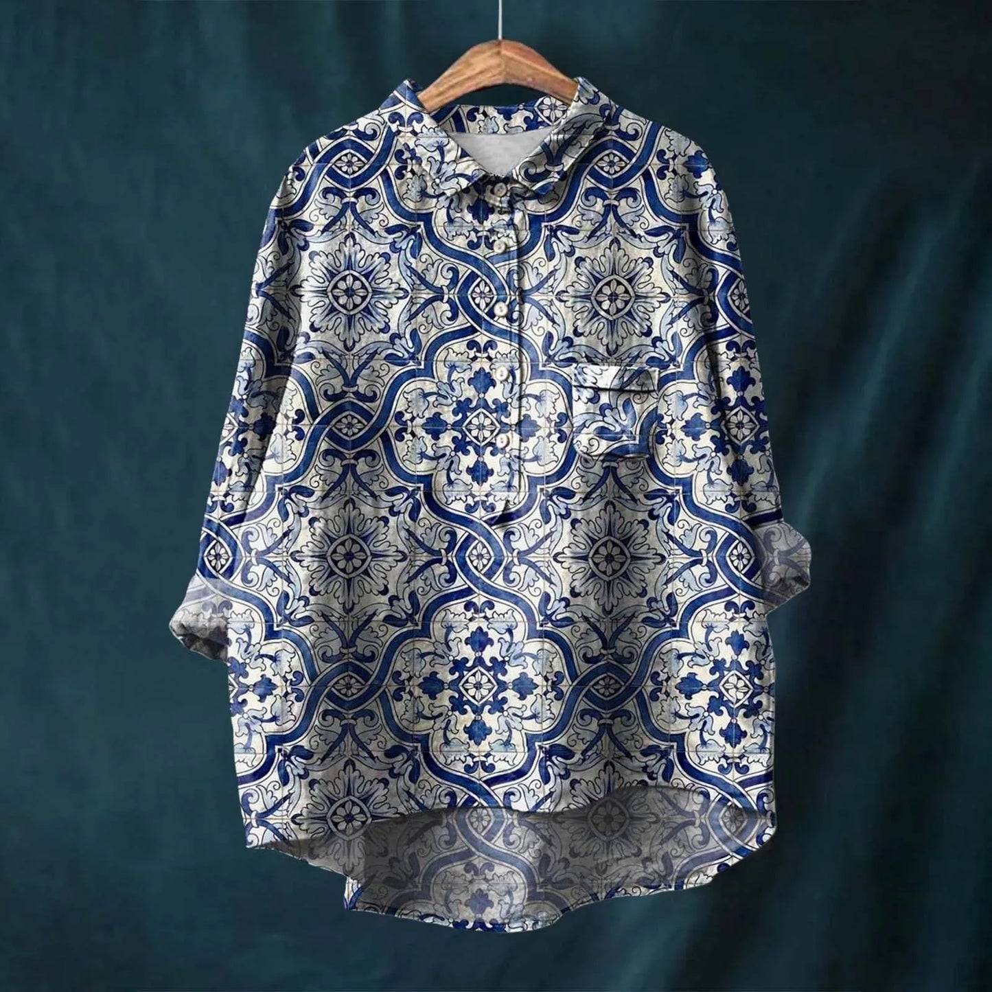 Variant image for Liesa | Floral Shirt for Women – Lightweight Fabric, Elegant Design-19