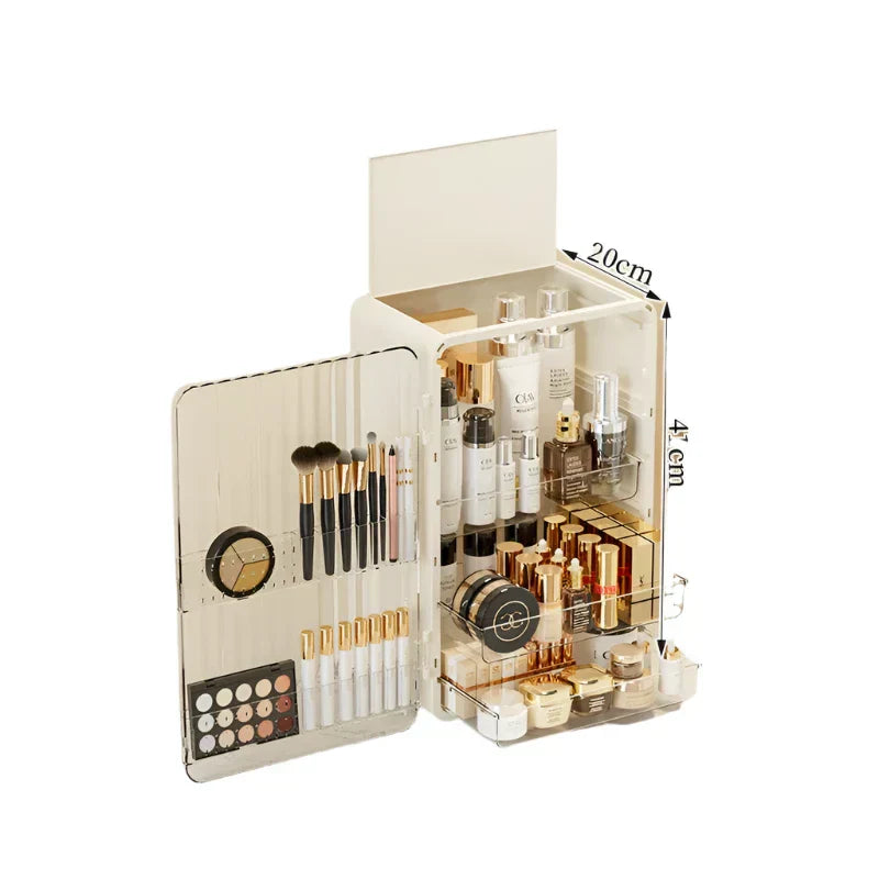 Premium Makeup Case - Compact Cosmetic Storage Box
