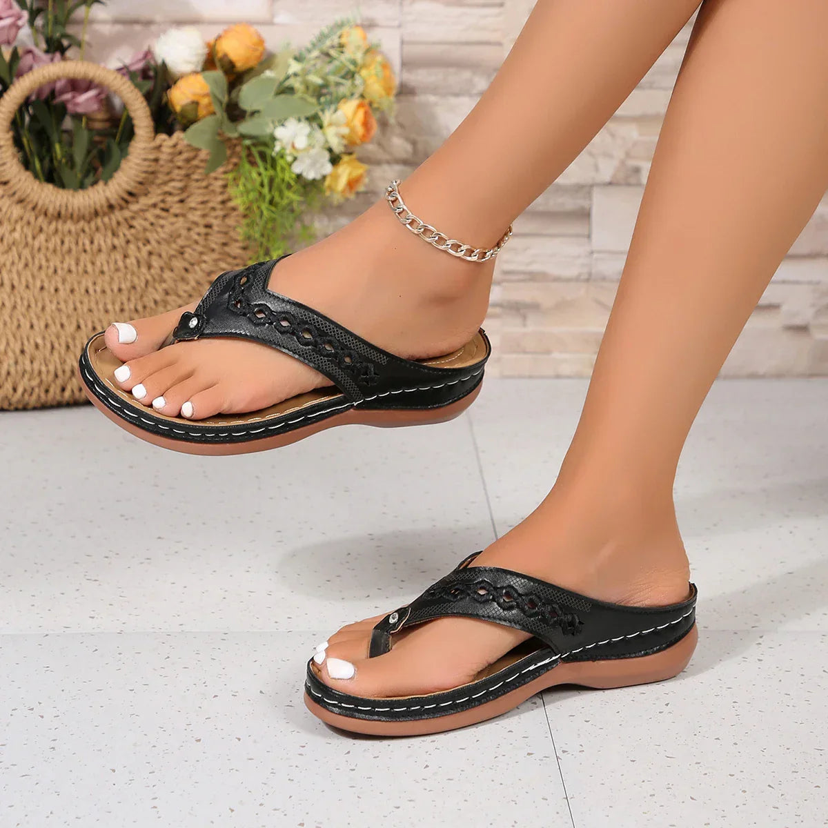 Soft Flexible Flip Flop Sandals for Women