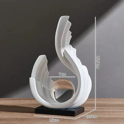 Beautiful Clear Glass Ornament with Delicate Pattern
