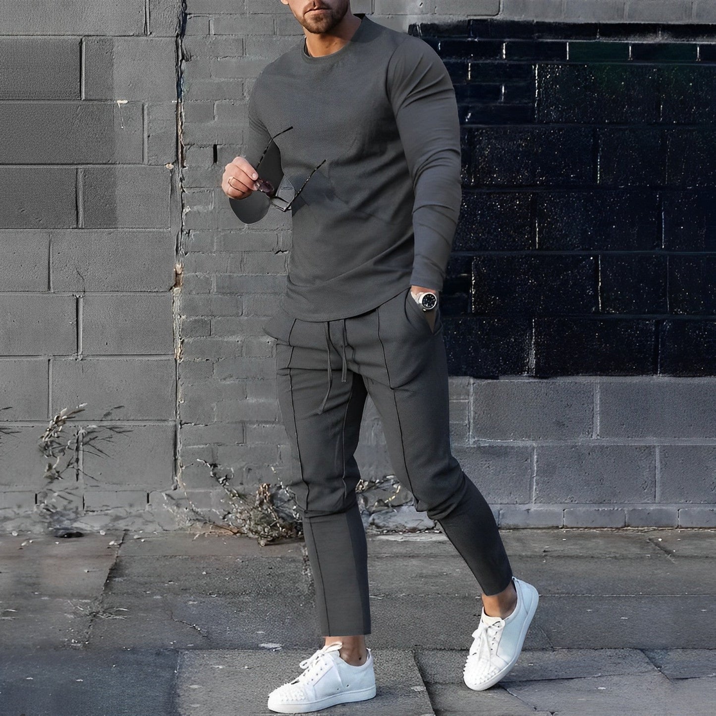 Relaxed Fit Mens 2 Piece Suit