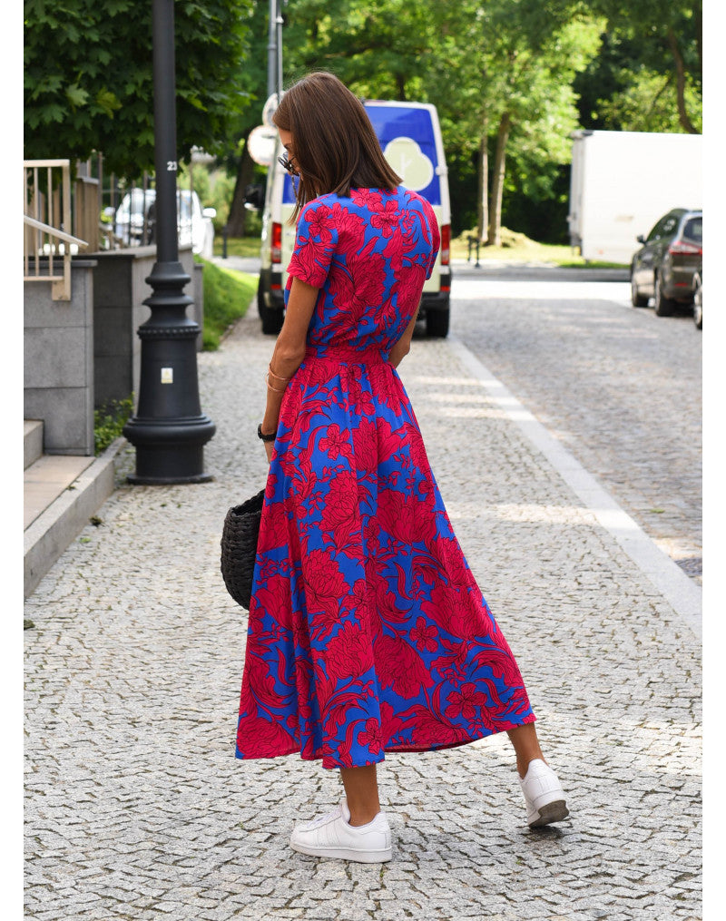 Chic Belly Concealing Maxi Dress