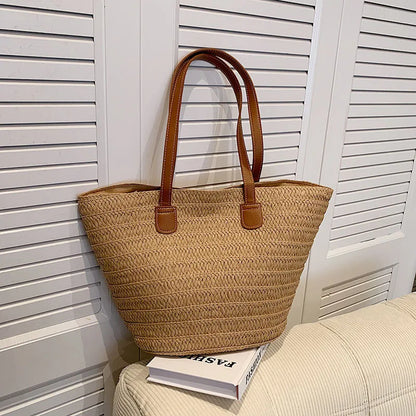 Variant image for Woven Elegance Tote | Shoulder Bag-1