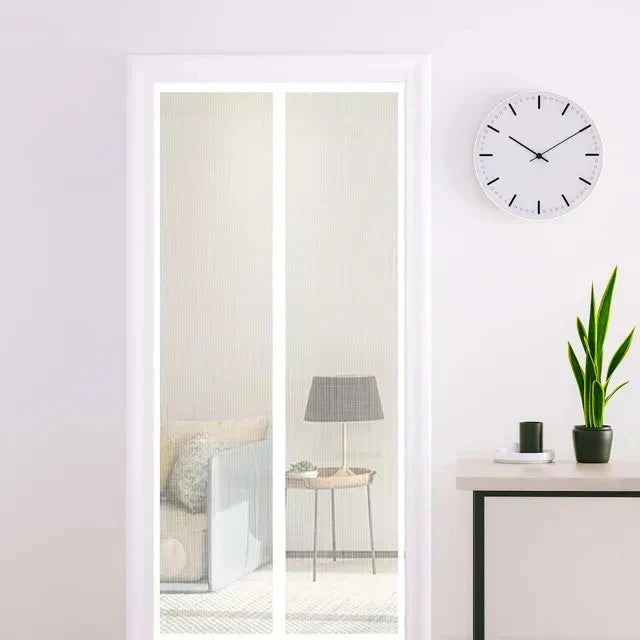 Easy Fit Magnetic Screen Door with Automatic Close