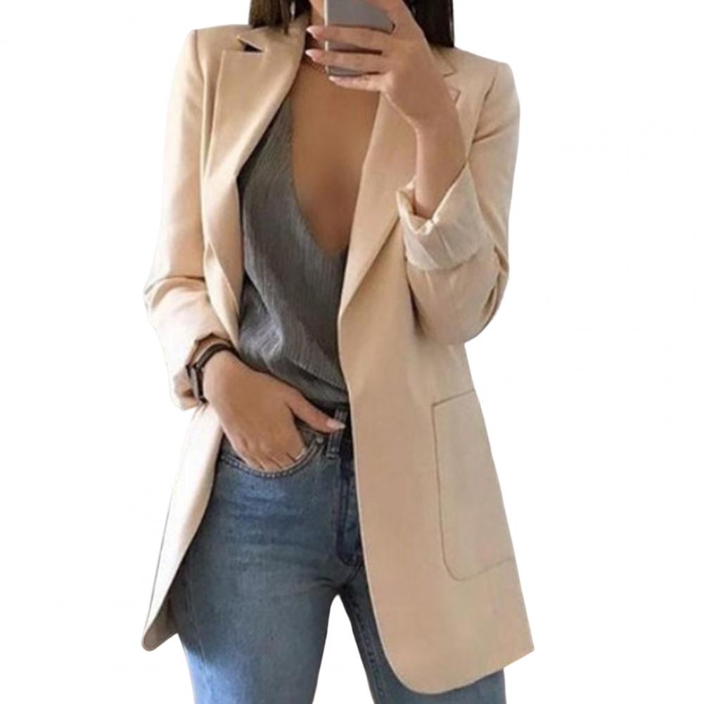 Women's Breathable Casual Open Front Blazer Coat