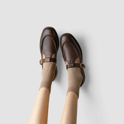 Comfortable Wide Toe Mary Jane Shoes