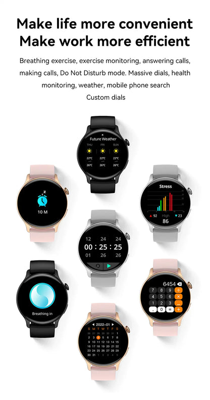 Thin Women's Fitness Smartwatch Tracker