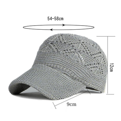 Lightweight Women's Mesh Baseball Cap Summer Sun Hat