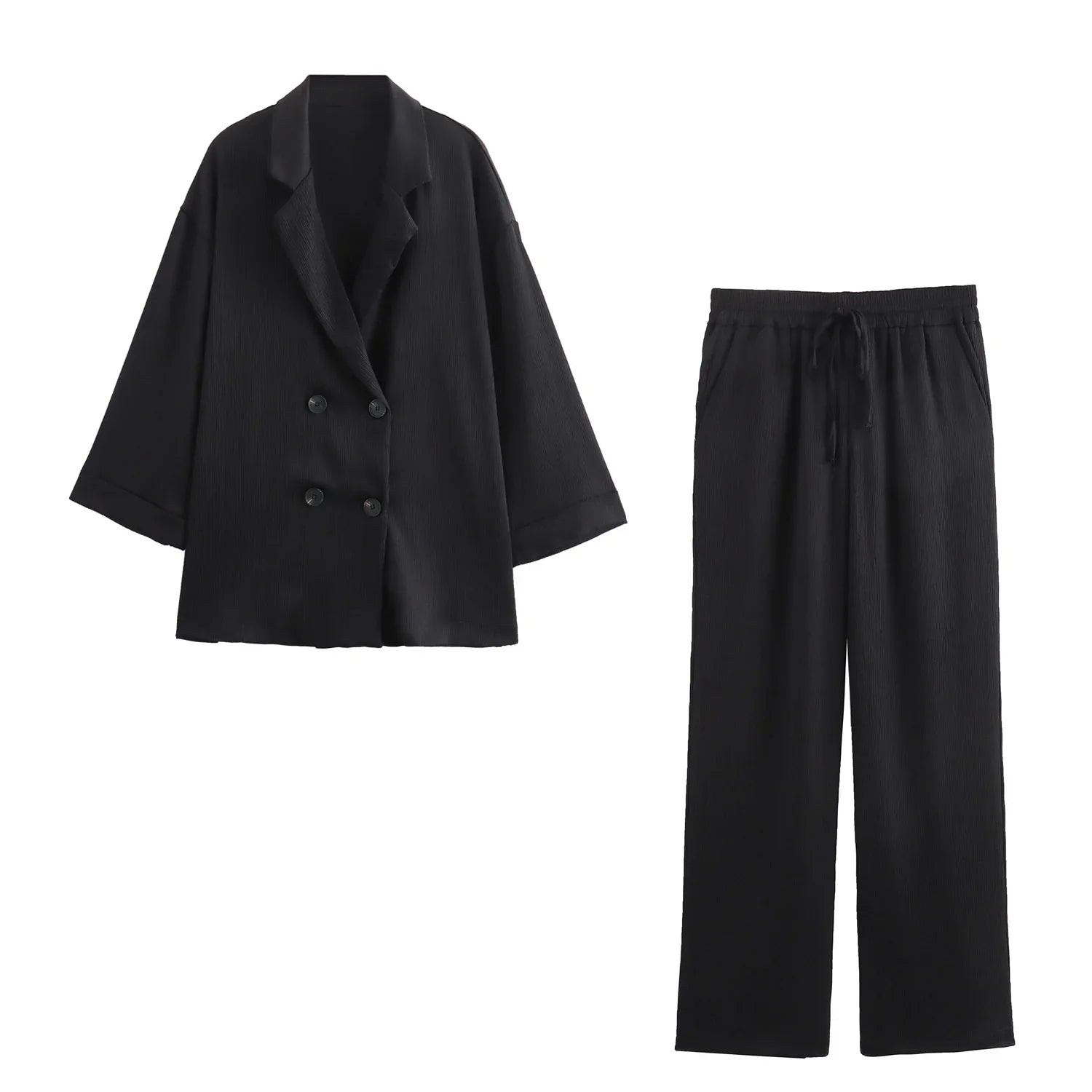 Variant image for Autumn Elegance | Women's Suit Blazer and Trousers Set-2