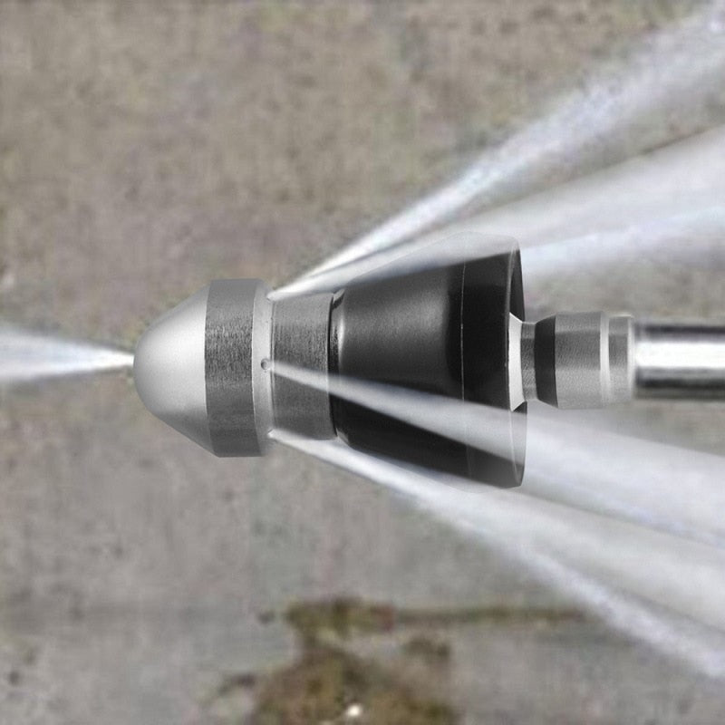 Powerful Sewer Jetting Nozzle – Heavy Duty Pipe Cleaner - Luxivelle