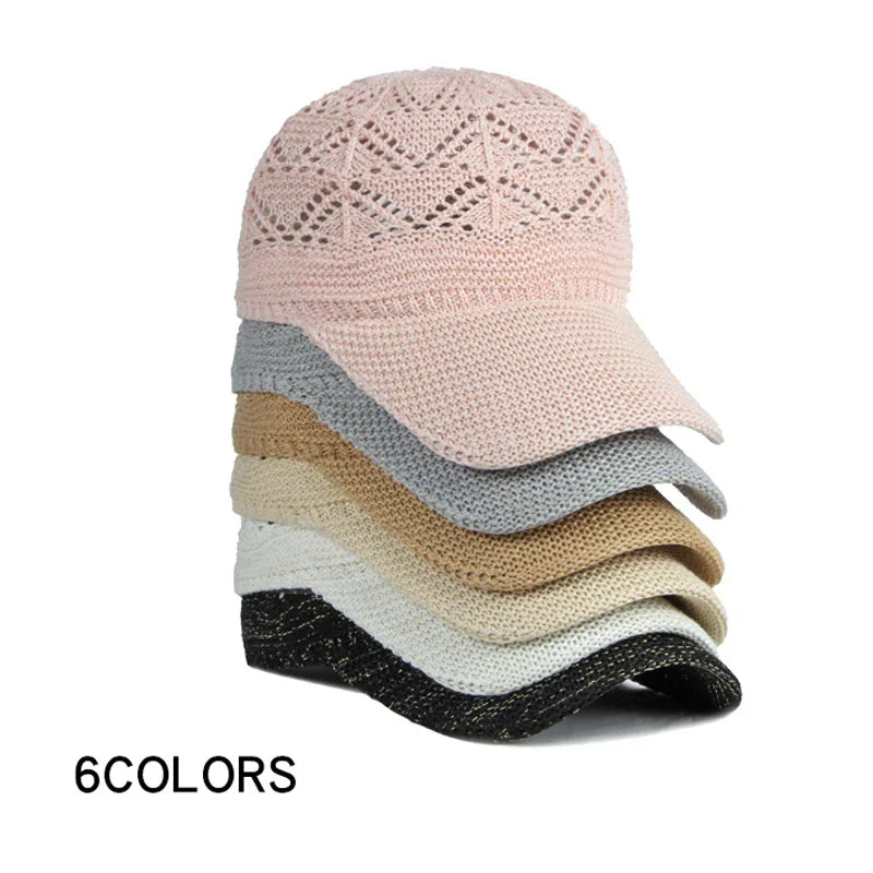 Lightweight Women's Mesh Baseball Cap Summer Sun Hat