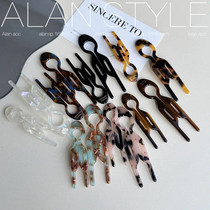 Slim Line Hollow Hair Clip