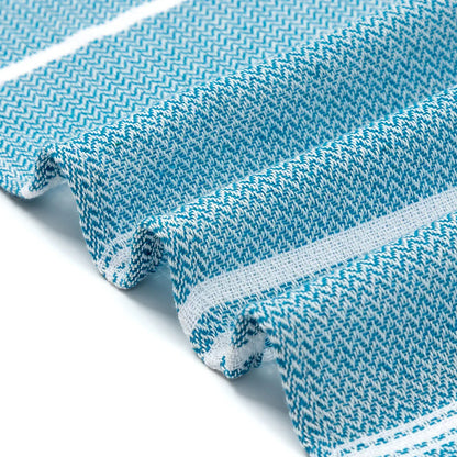 Colorful Beach Towels with Tassels, Striped Bath Towels