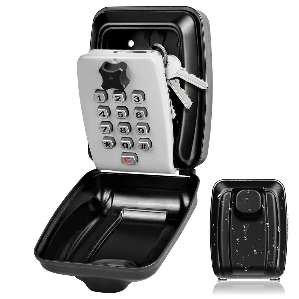 Secure Outdoor Key Lock Box with Combination