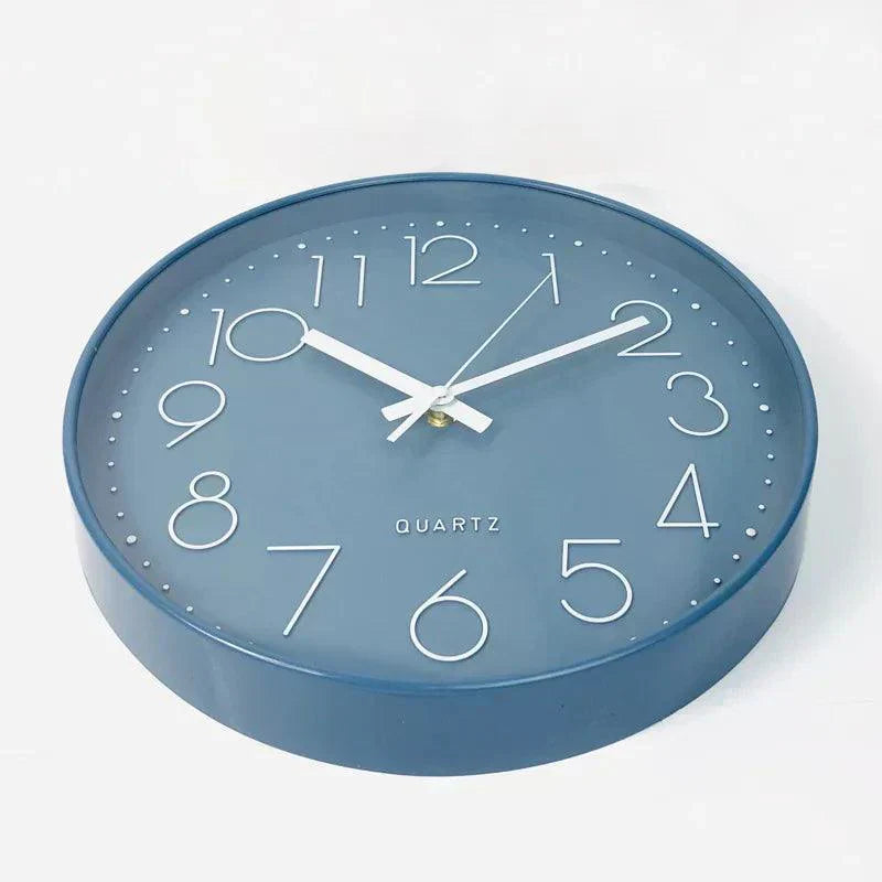 Quiet 12 Inch Simple Wall Clock – Classic Slim Design