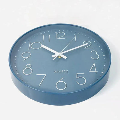 Quiet 12 Inch Simple Wall Clock – Classic Slim Design