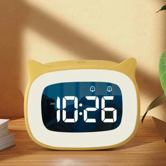 Smart LED Clock Radio with Rechargeable Nightlight