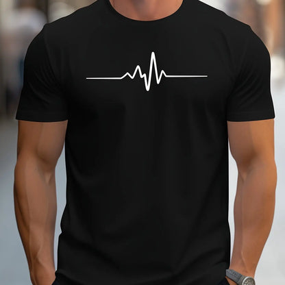 Men's Classic Graphic T-Shirt Comfortable Casual Tee