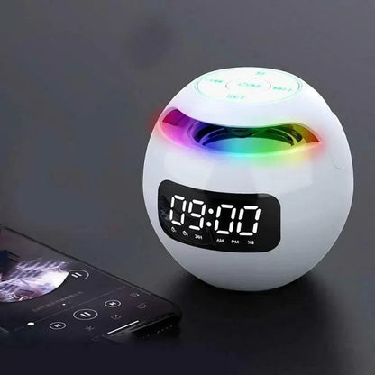 Wireless LED Clock Radio with Bluetooth and Colour Changing Light
