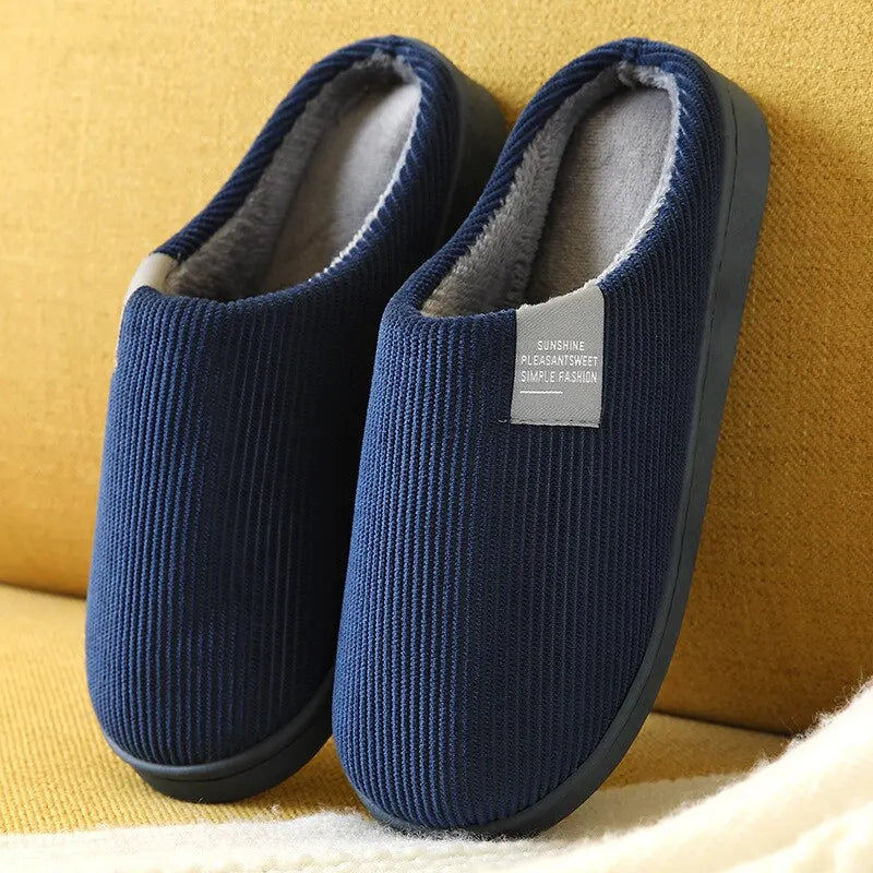 Warm Comfortable Closed Toe House Slippers