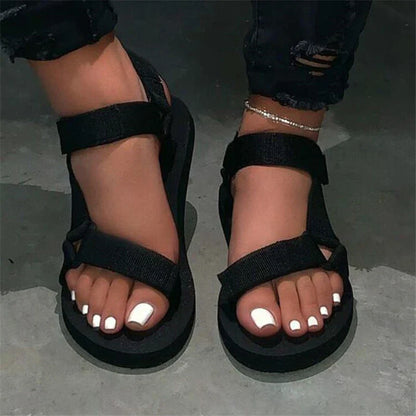 Comfortable Buckle Toe Sandals for Ladies