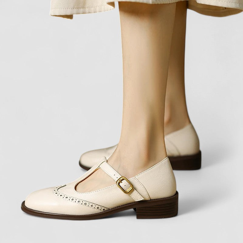 Comfortable Flat Mary Jane Shoes - Luxivelle