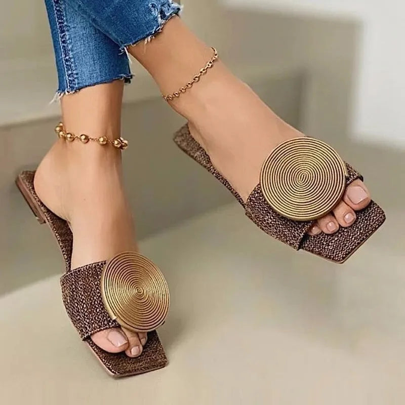 Comfortable Woven Flat Sandals