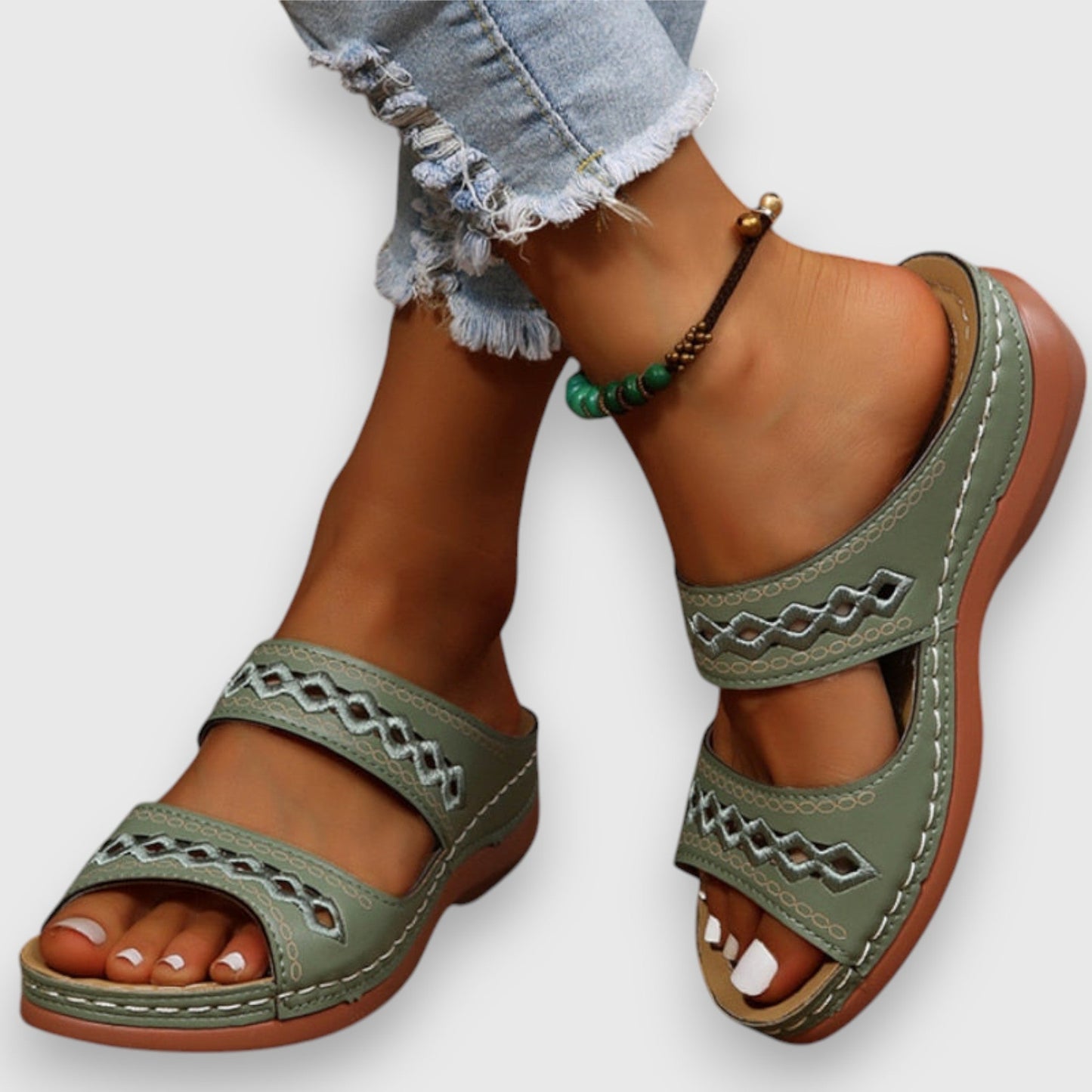 Comfortable Two Strap Sandals