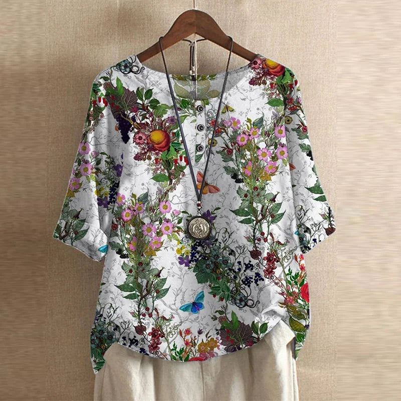 Vintage Style Women's Blouse