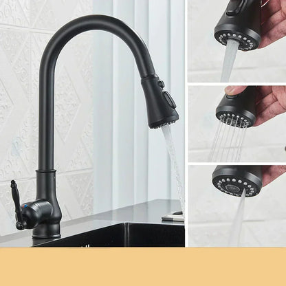 Classic Brass Kitchen Faucet - Traditional Mixer Tap