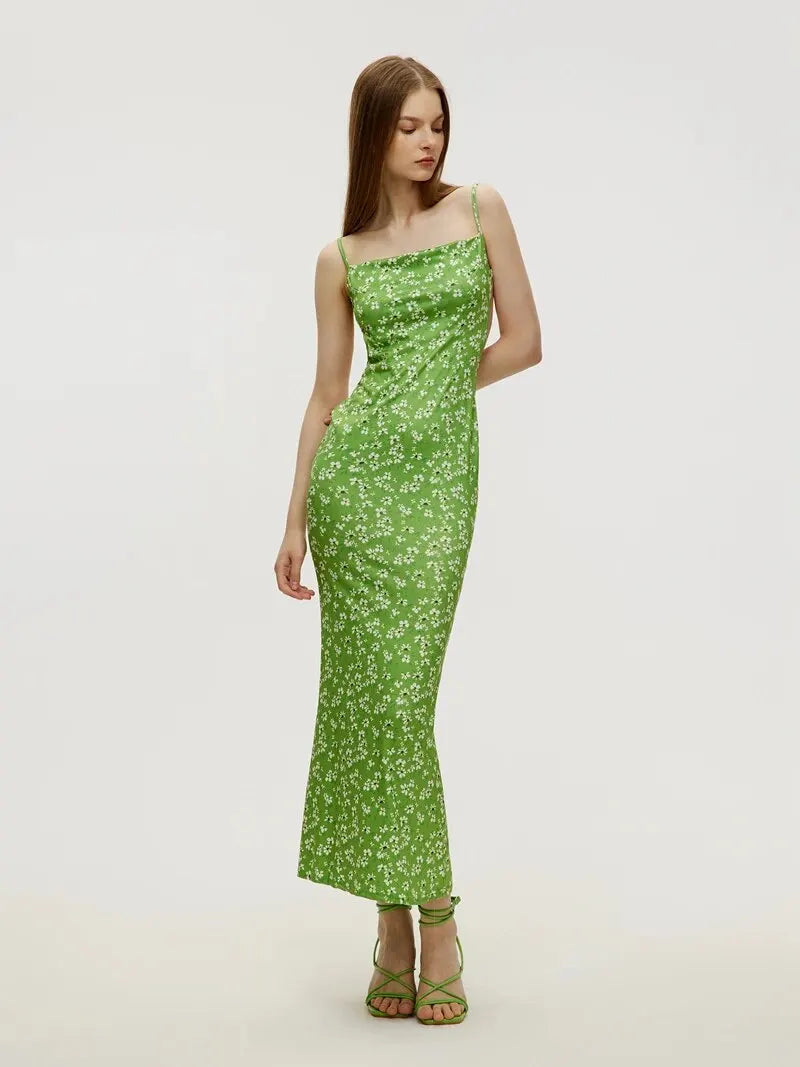 Variant image for Lily | Womens Dress - Floral Suspender for Summer-4
