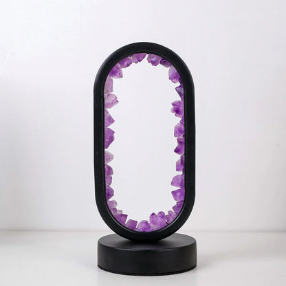 Soothing Purple Amethyst Table Lamp
